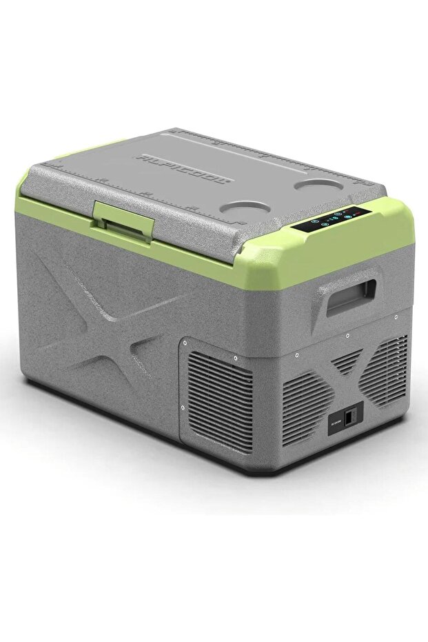 30L Portable Car Refrigerator with Compressor - 60W Dual AC/DC Powered Electric Cooler Freezer