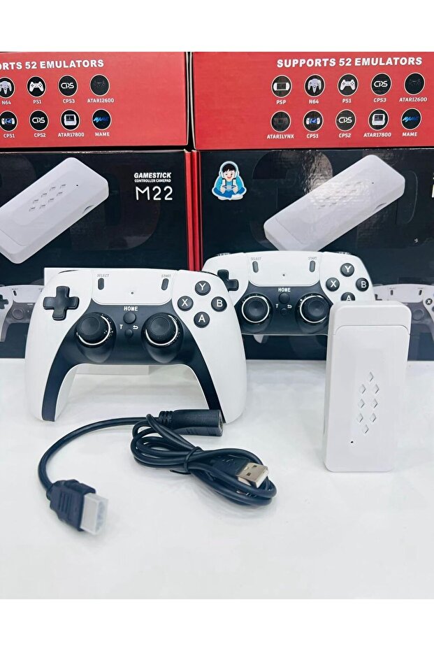 M22 Game Stick Controller Gamepad with GD10 PRO Wireless Controller