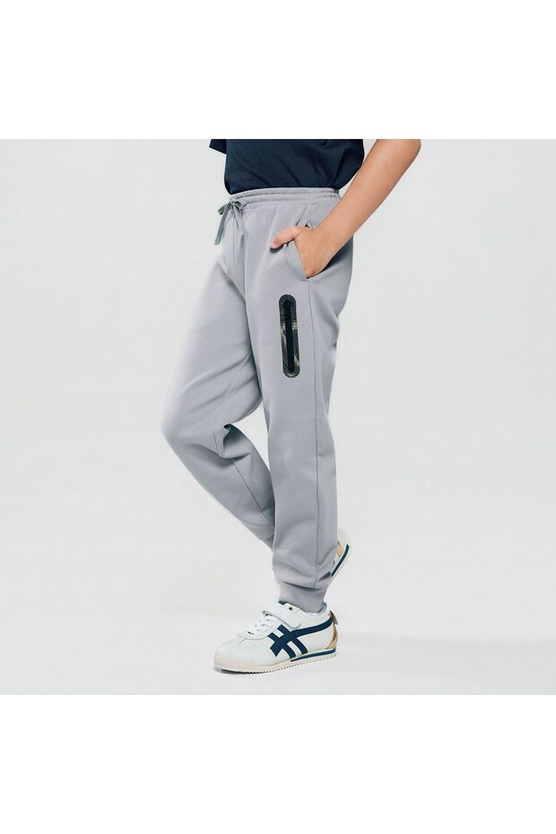 Kid's Regular Taper Stretch Interlock Jogger with Elastic Waist