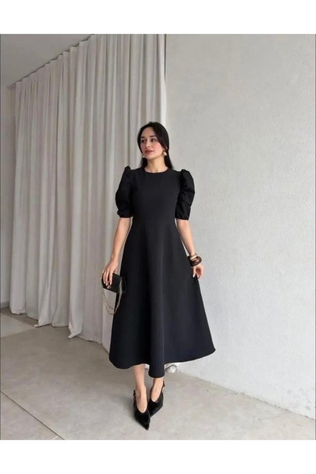Women's Sleeveless, Waist-Tied, Mid-Length Dress