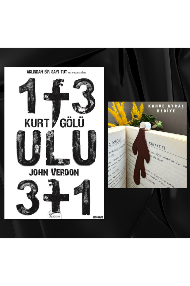 KURT GÖLÜ / DÖKÜLEN KAHVE FİGÜRLÜ KİTAP AYRACI HEDİYE