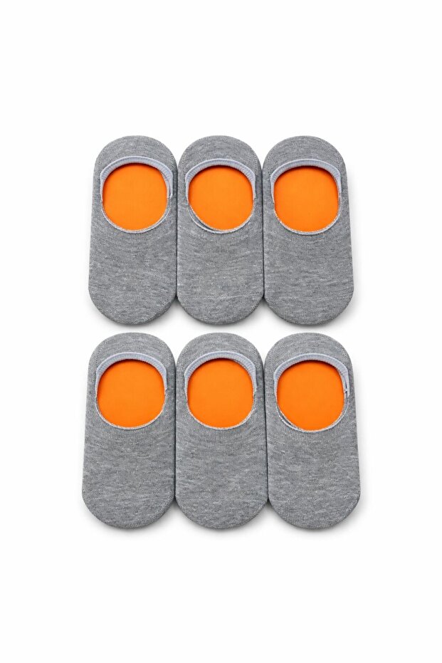 6 Pairs of No-Show Silicone Premium Children's Ballet Socks