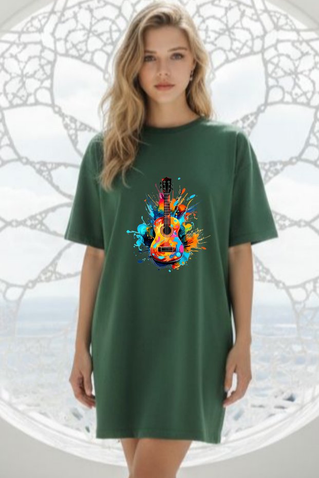 Women's Short Sleeve Crew Neck Dress Nightgown