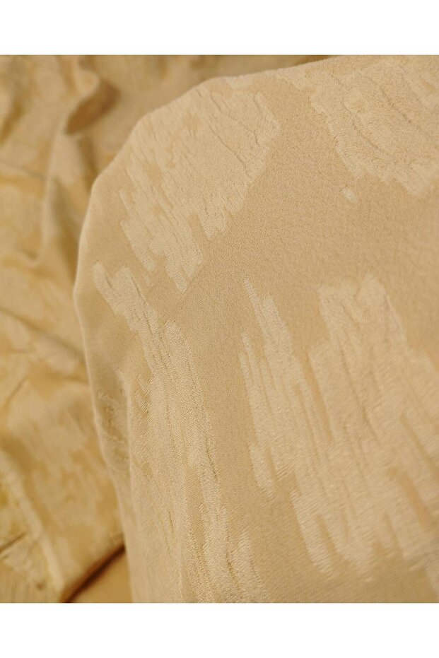 Cream Salmon Color Viscose Fabric 140X220Cm