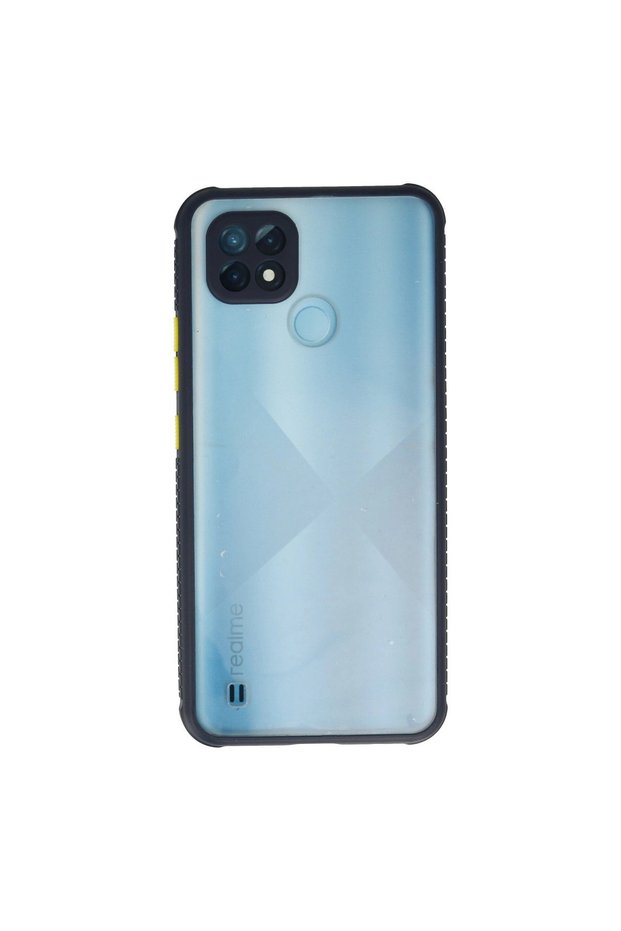 Realme C21 Case Miami Transparent Silicone - Navy Blue