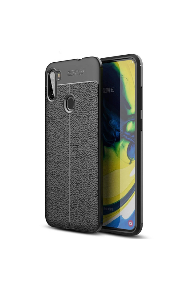 Samsung Galaxy A11 Case Auto Focus Cover - Black