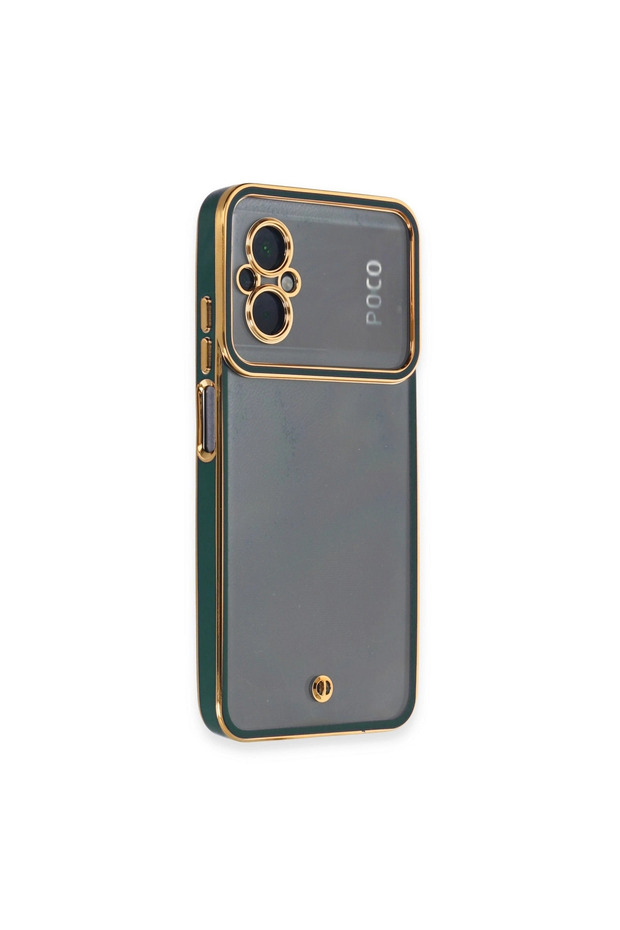 Xiaomi Poco M5 Case Liva Lens Silicone - Green