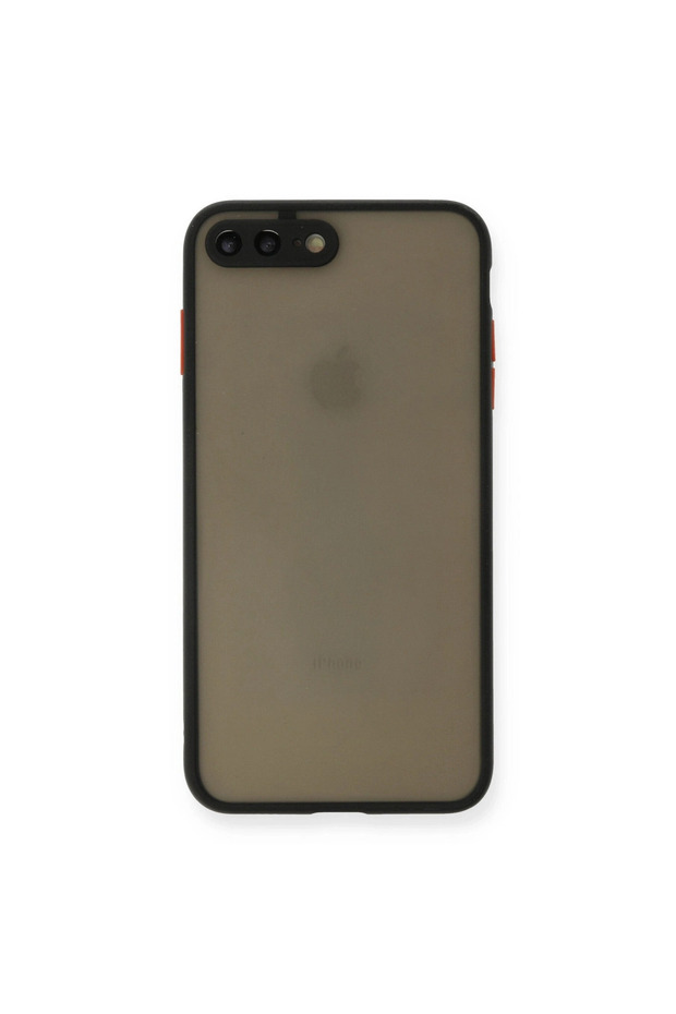 Apple iPhone 7 Plus Case Montreal Silicone Cover - Black