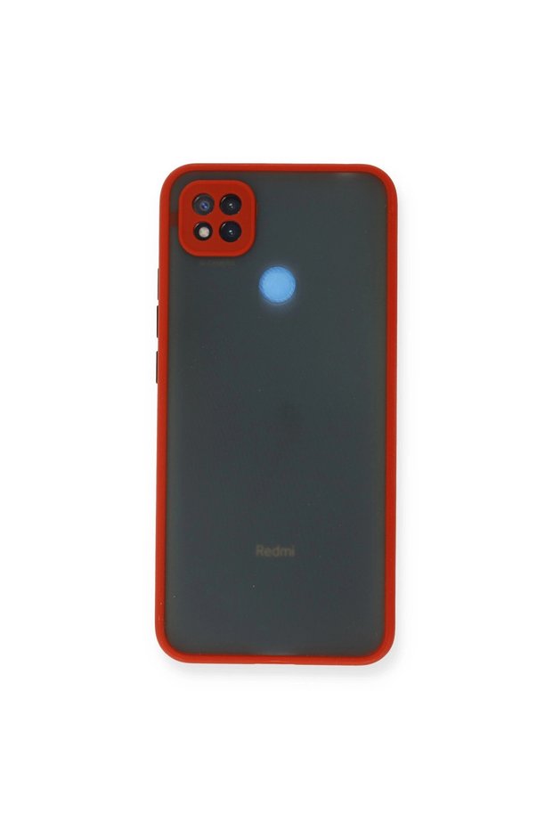 Xiaomi Redmi 9C Case Montreal Silicone Cover - Red