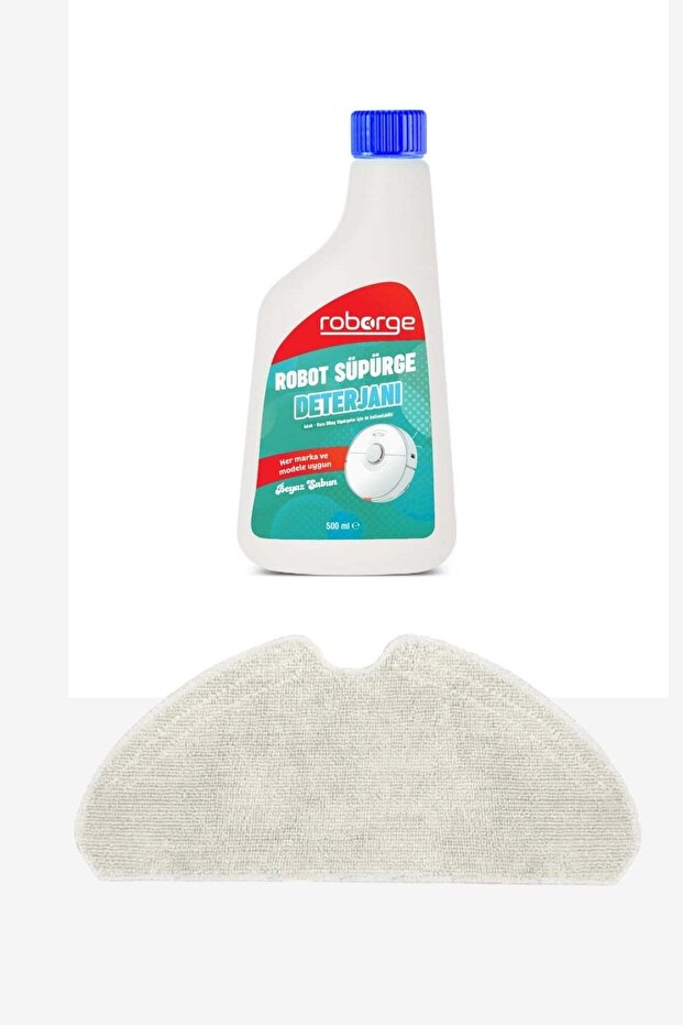 Dreame Bot D10S Pro Robot Vacuum Cleaner Mop Cloth + Robot Vacuum Cleaner Detergent - White Soap