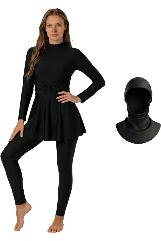Muslim Swimsuits for Women Modest Islamic Full Coverage Quick Dry Bathing Suits