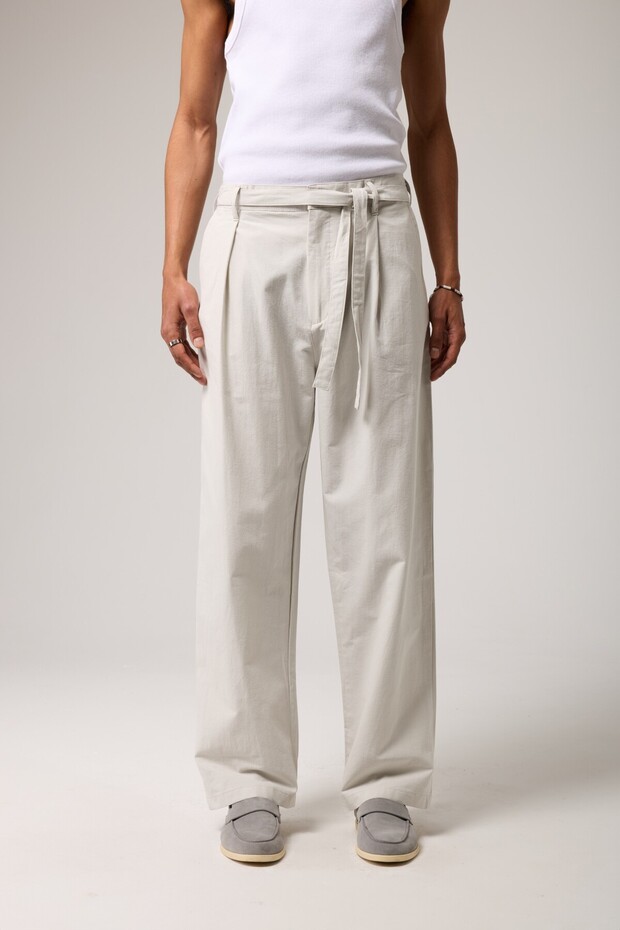 Soft Textured Baggy Pants