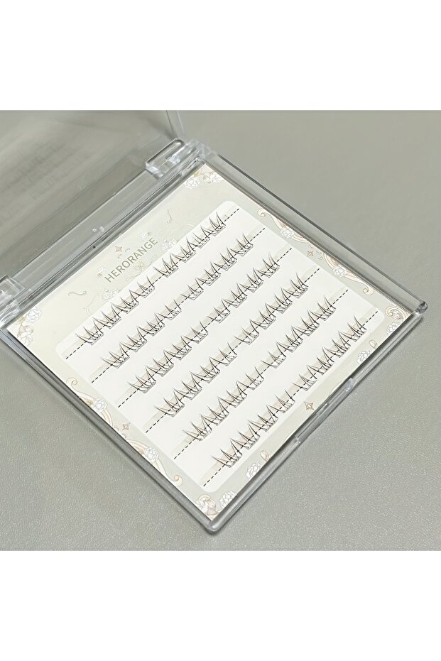 05 48 Clusters Flower Fairy Glueless Lower Lashes Segmented Natural Realistic Eyelashes for Daily Ma