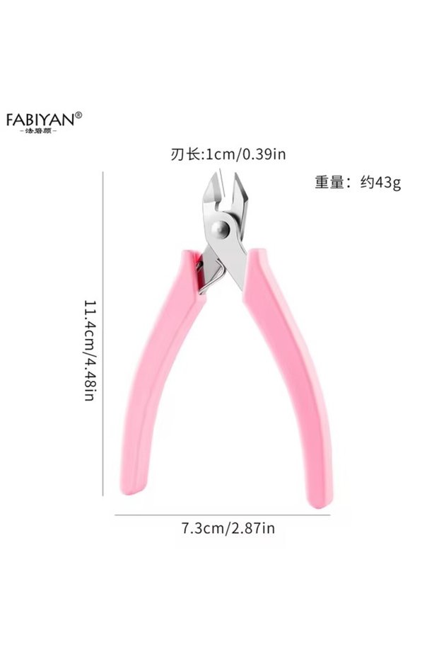 1pcs Rhinestone Remover Nail Art Clipper Nail Art Tool Stainless Steel Nail Cutter Scissors For Nail