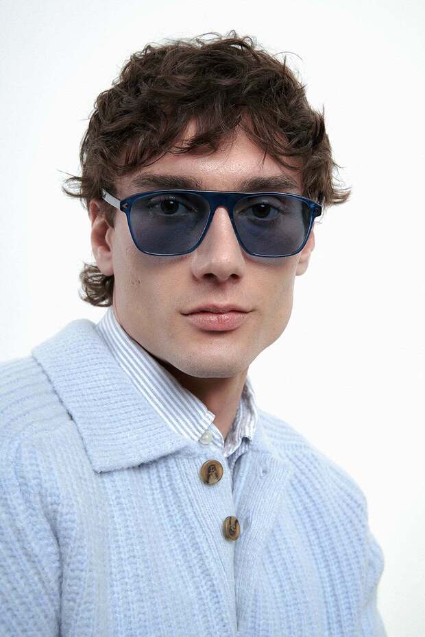 Dorsey Navy Blue Men's Sunglasses