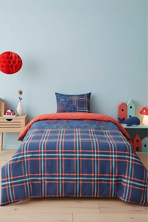 Pleds Cinnamon 100% Cotton Single Duvet Cover Set