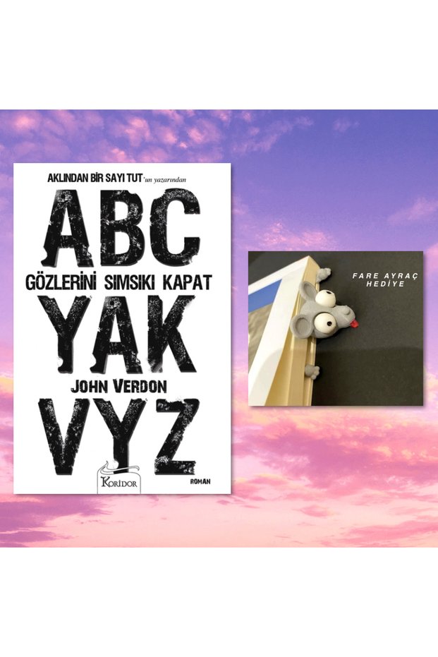 Cover Your Eyes / Mouse Stuck in the Head Figure Bookmark Gift