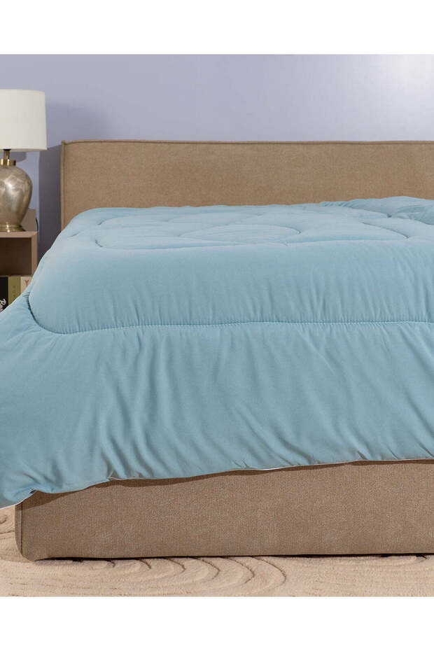 Teal Solid Comforter Single Size - 4