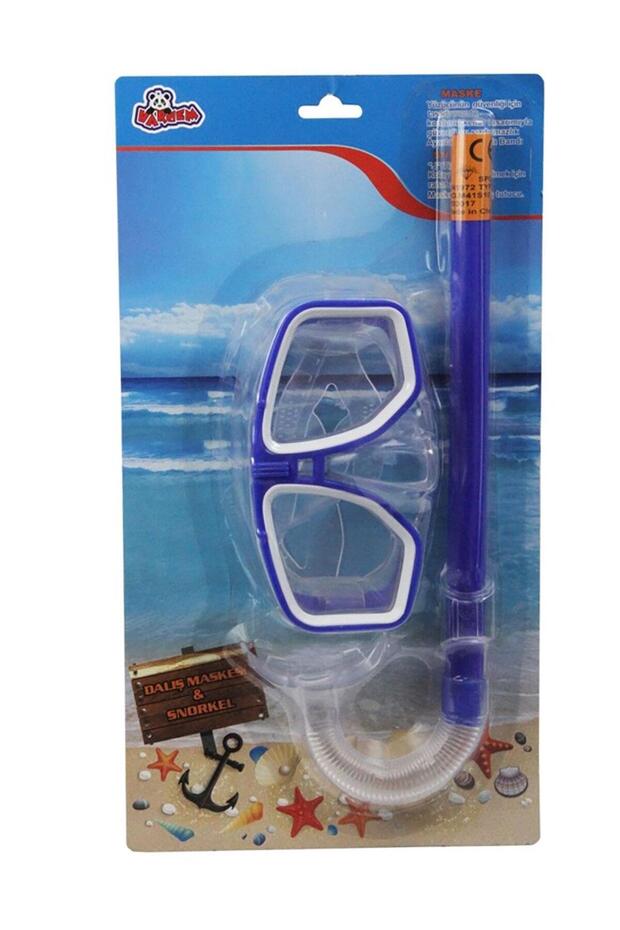 Kartela Swimming Mask Snorkel Set - Blue