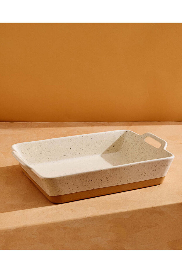 Cream Rectangle Baking Dish (Medium) - 1