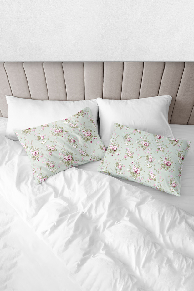 100% Cotton Akfil Betsy Pillowcase Set of 2 - 50X70 cm Mint