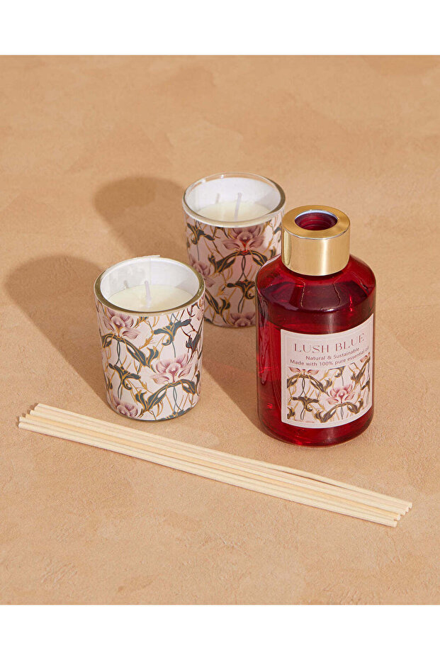 مجموعة هدايا من الشموع المعطرة متعددة الألوان والمعطرات - 3
