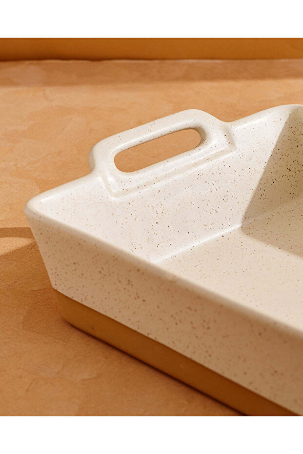 Cream Rectangle Baking Dish (Medium) - 3