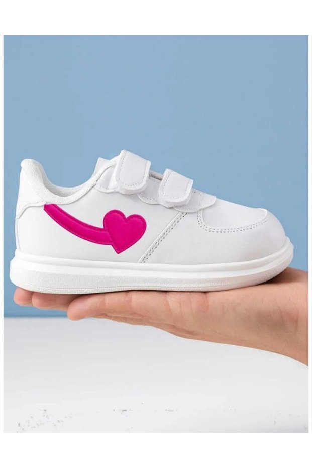 Printed Children's Sports Shoes with Band Sneaker