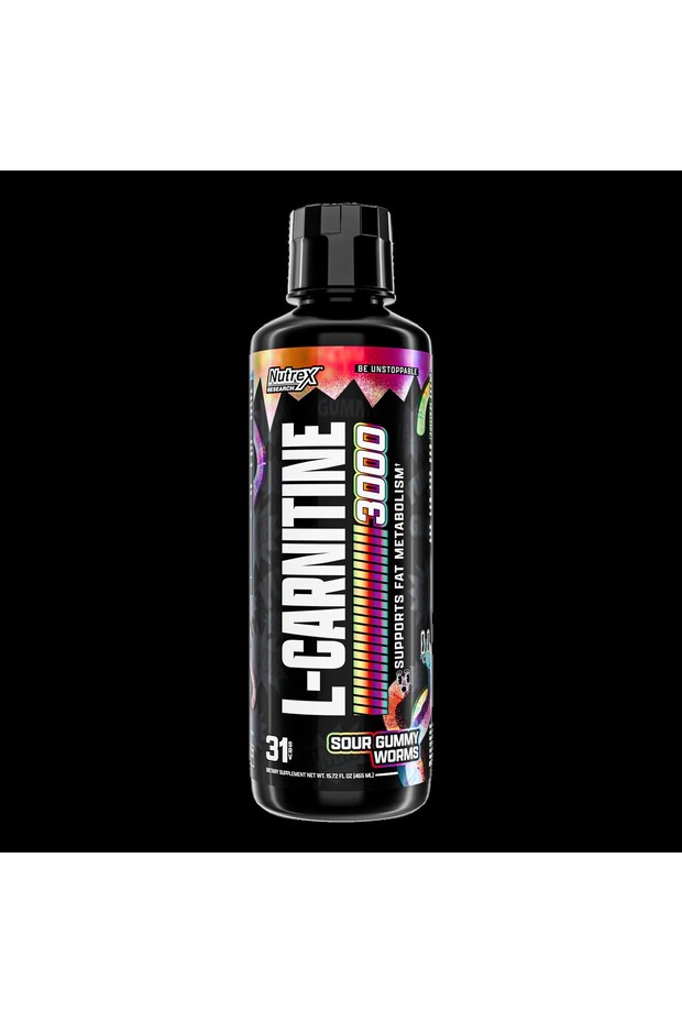 - LIQUID L-CARNITINE 3000 31SRV SOUR GUMMY WORMS