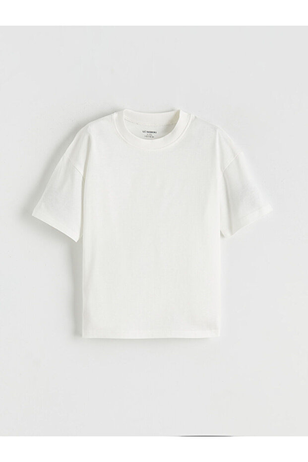 Vizyon New Season Crew Neck Basic Boys' T-Shirt