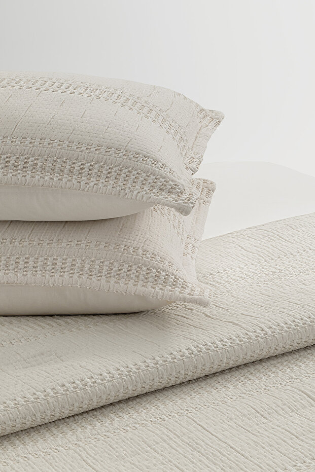 Flip Single Bedspread Set - Ecru - 3