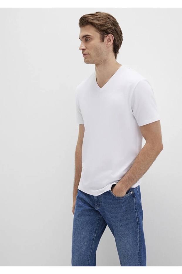 Stretch V Erkek T-Shirt M061748-620 - 2