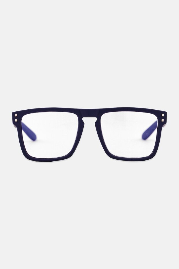 Women WRS6915S Square Reading Glasses, Dark Blue