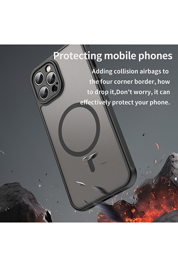 Case for iPhone 11 Pro Max, Techsuit, TPU, Black - 4