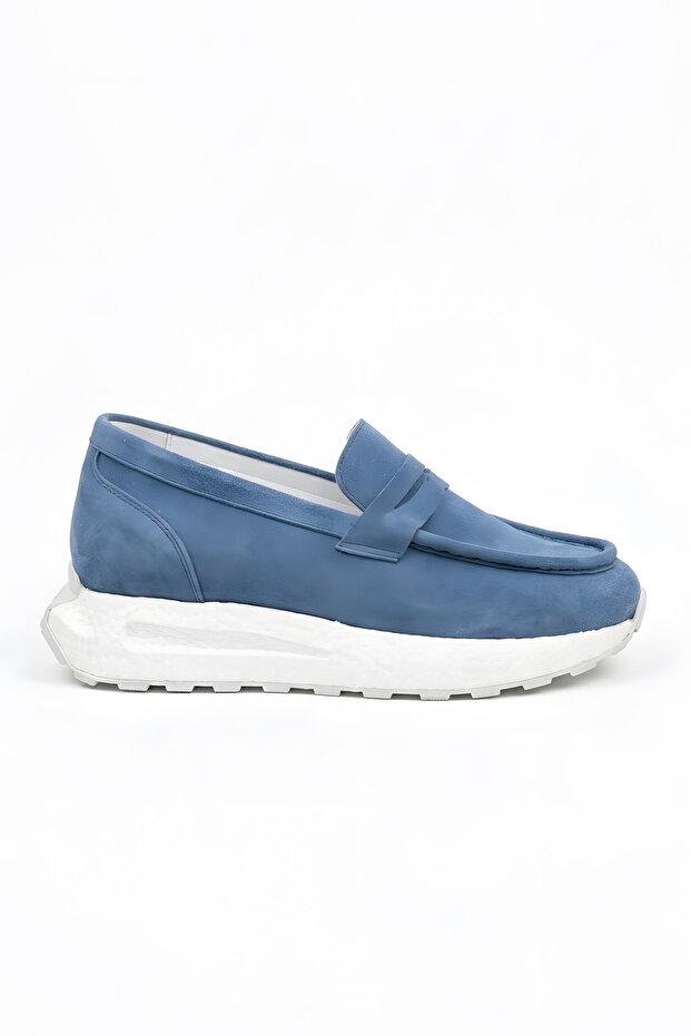 Artur Blue Suede Men's Leather Shoes