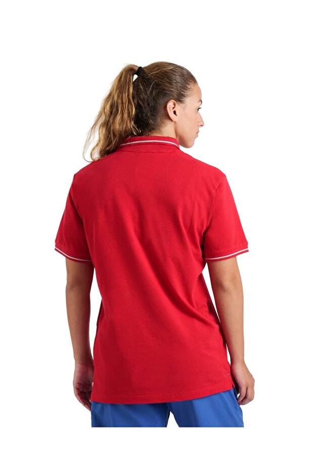 Team Poloshirt Solid Cotton Red - 8