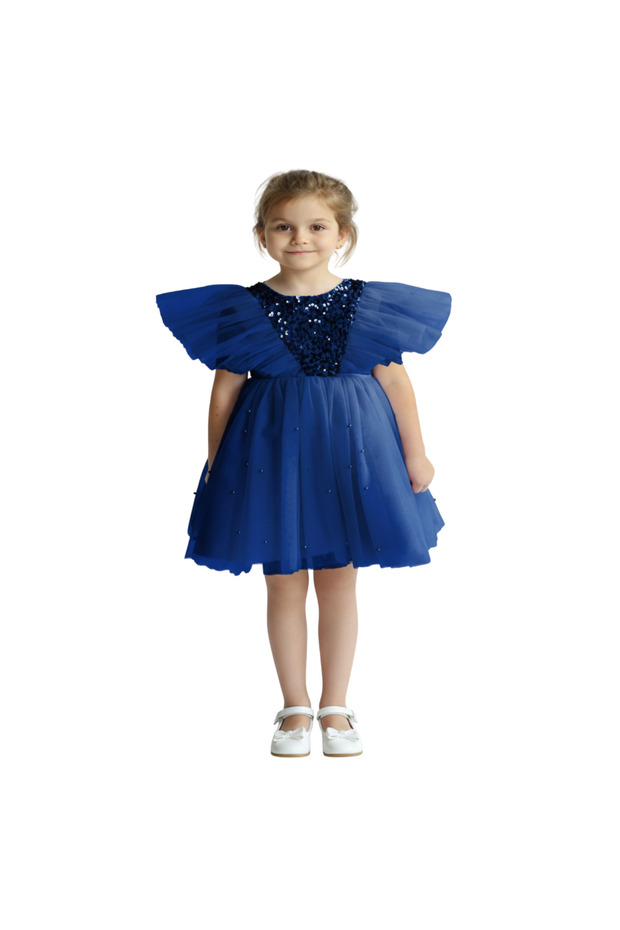 D' Daniela - Butterfly Sequined Dress - Multicolor - 1Y to 10Y