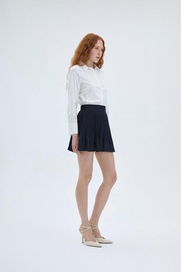 PLEATED SHORTS SKIRT