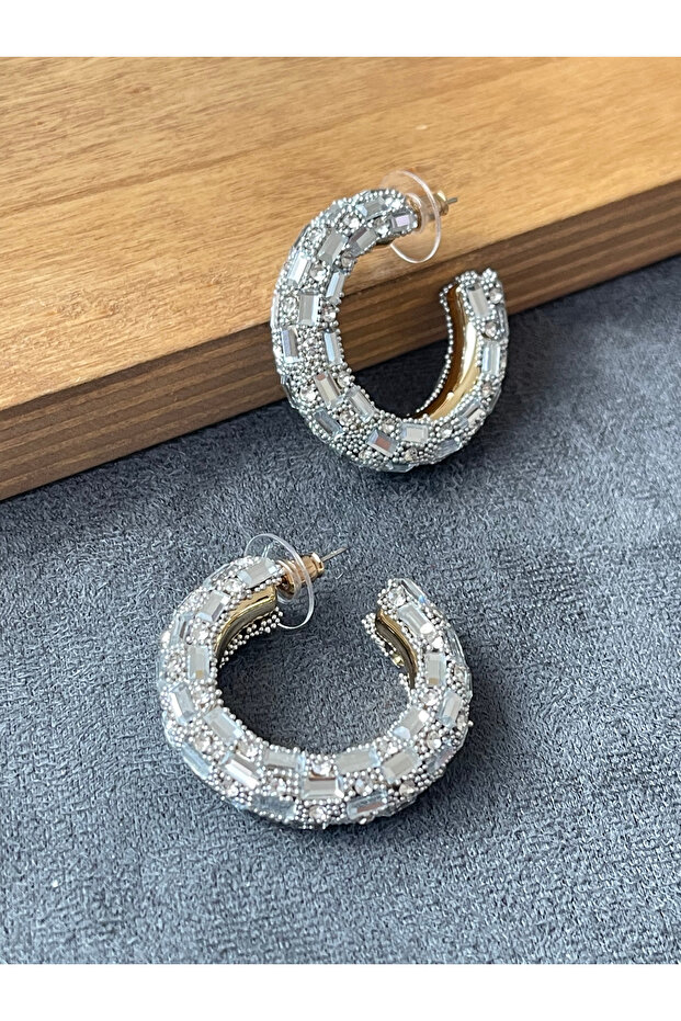 Special design elegant evening dress earrings design hoop earrings