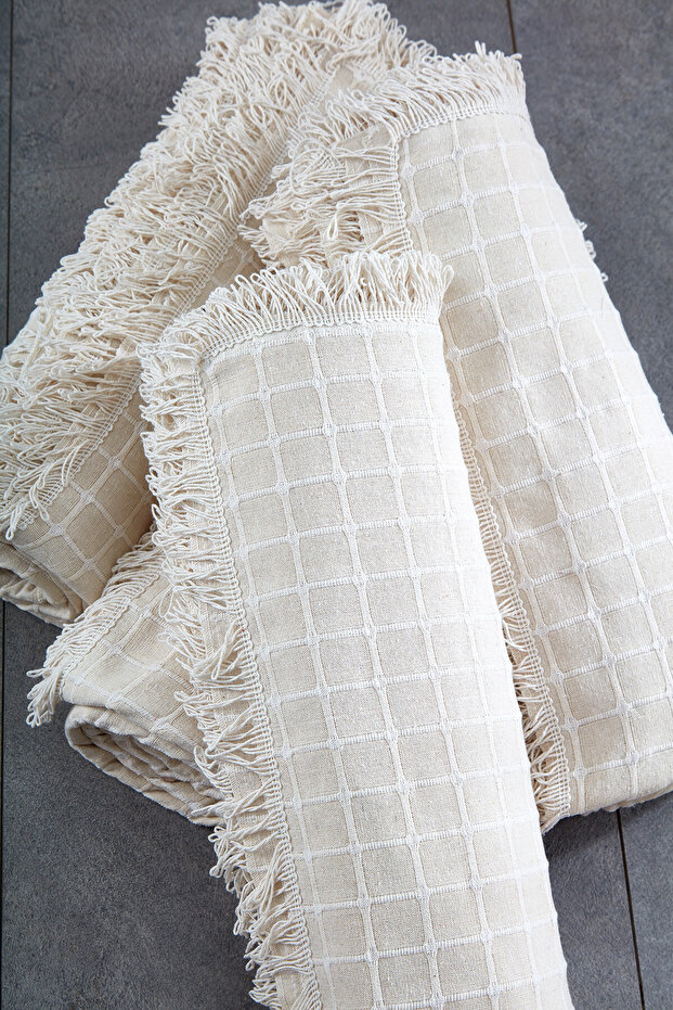 73112 100% Cotton Buldan Handwork Largest Size Seating Group Set 350 Piece Set (3+3+1+1)