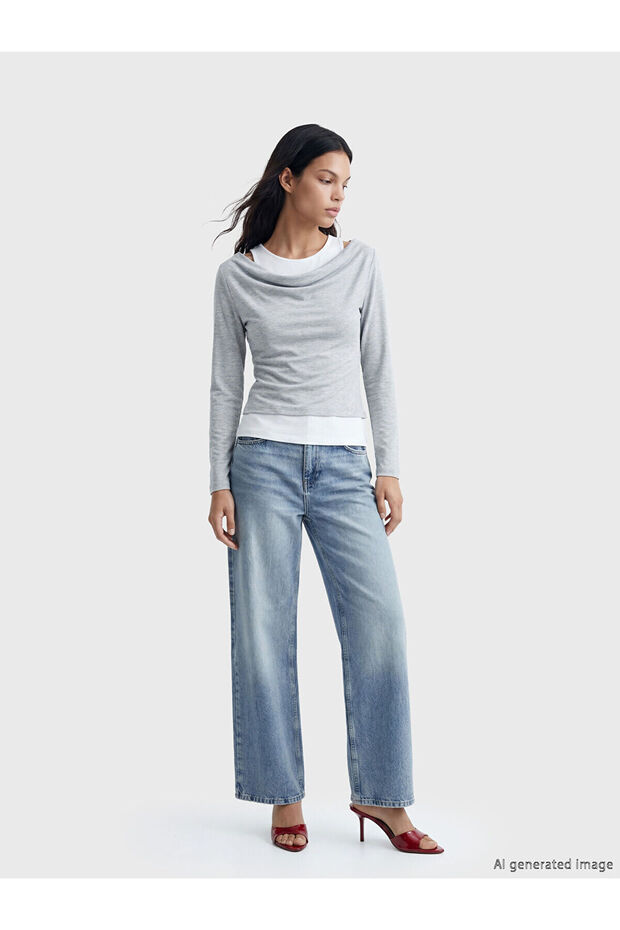 Nevavm Straight Fit Women's Jean Pants with a Difference