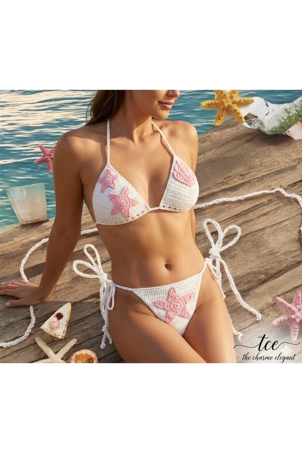 Hand Knitted Women's Bikini Set
