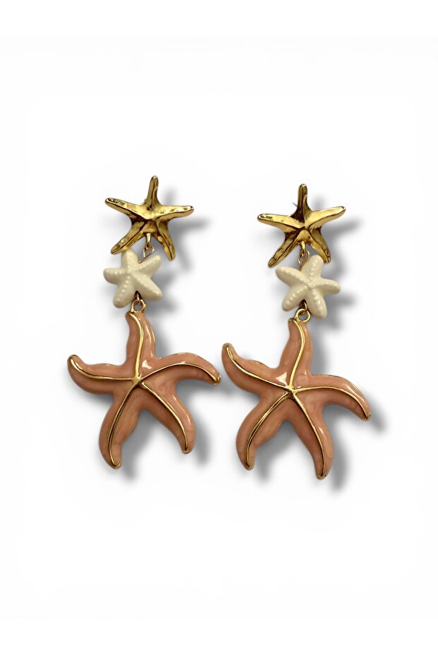 Starfish Earrings 7 cm