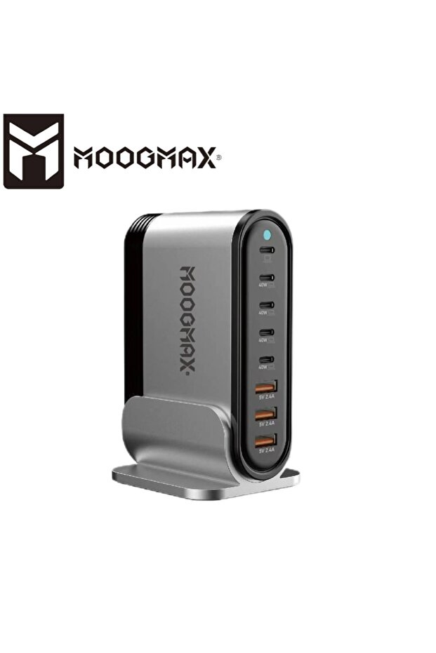 شاحن البرج الذكي متعدد المنافذ- MAX MX010-300W-8IN1