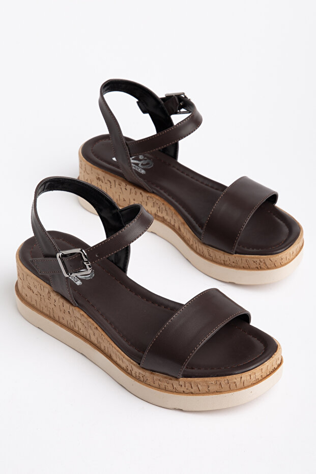 Wicker Band Detailed Casual Women's Sandals