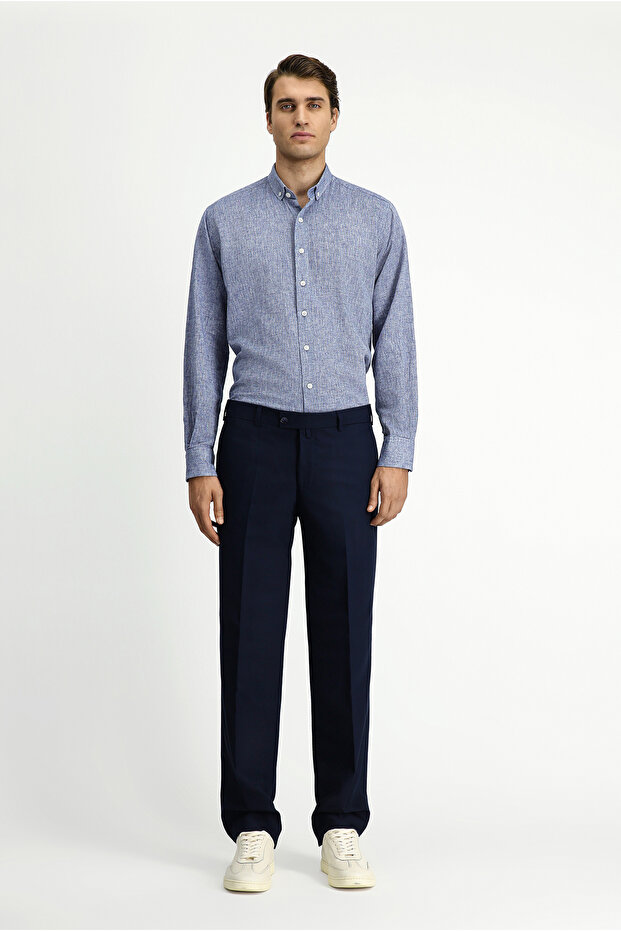 7 Drop Slim Fit Dar Kesim Klasik Pantolon - 2