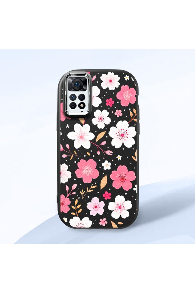 Redmi Note 12 Pro 4g Compatible Black Silicone Case with Shock-Absorbing Camera Protections