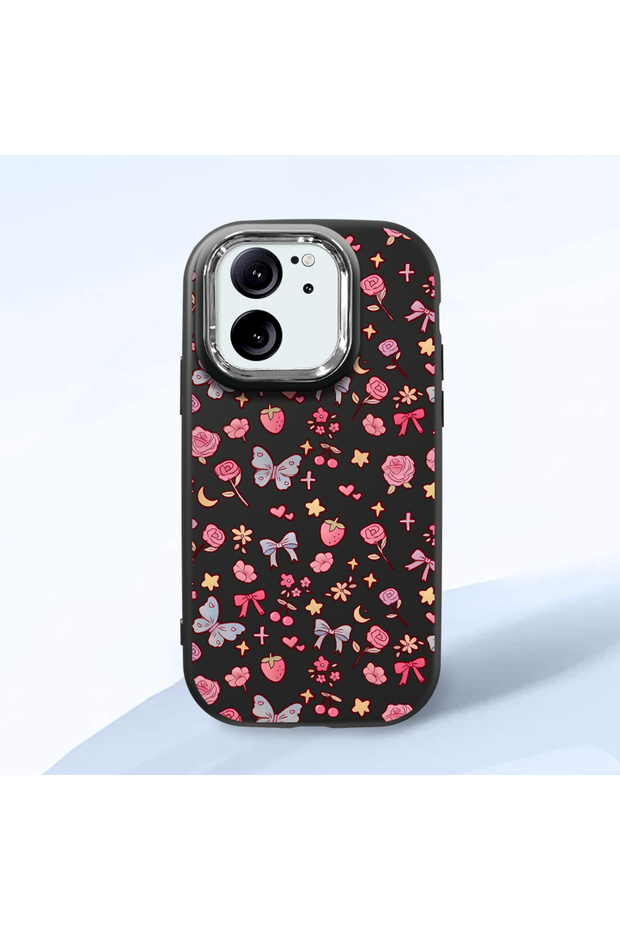 Black Silicone Case Compatible with Mi 13T/Mi 13t Pro with Shock-Absorbing Camera Protections