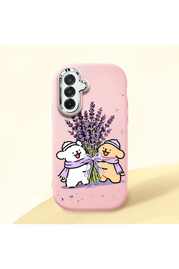 Pink Silicone Case with Shock-Absorbing Camera Protections Compatible with Samsung Galaxy A26