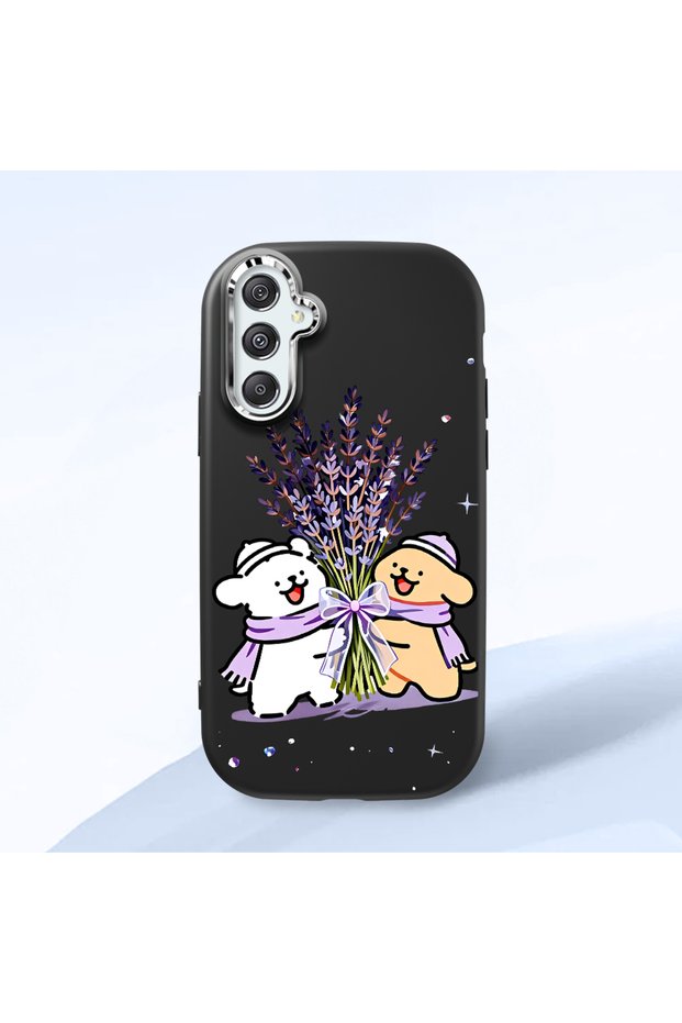 Samsung Galaxy M34 Compatible Black Silicone Case with Shock-Absorbing Camera Protections